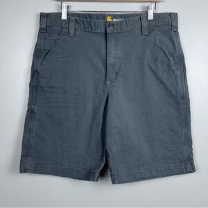 Carhartt Men's Rugged Flex Canvas Rigby Relaxed Fit Shorts 102514 Size 36 Grunge